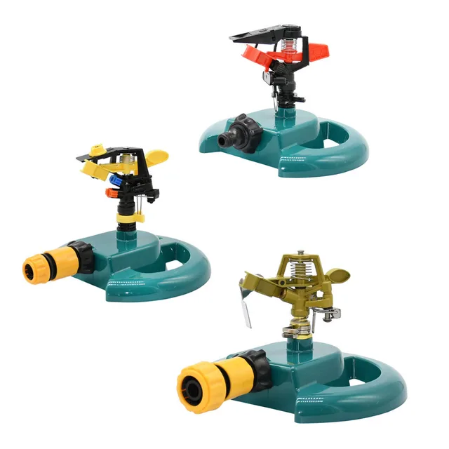 Kerti Gyep Forgó Öntöző Sprinklerek Fúvókával Támogató Automatikus 360 Fokos Farm Rocker Sprinkler Öntözővíz