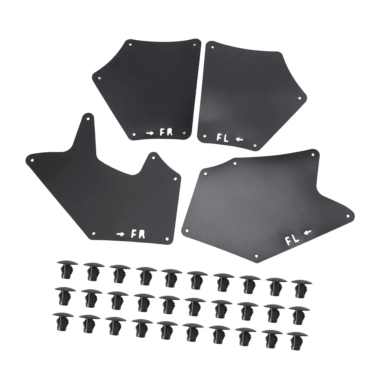 4x Mud Flaps Fender Liner Replacement Mudflaps for Toyota for tundra 2008-2021 Professional Sturdy Easy to Install Accessory