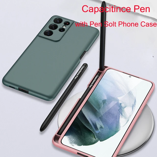 Pioner opkald Centrum Galaxy S21 Ultra 5g Silicone Cover Pen | Samsung Galaxy S21 Ultra 5g Case  Pen - Mobile Phone Cases & Covers - Aliexpress