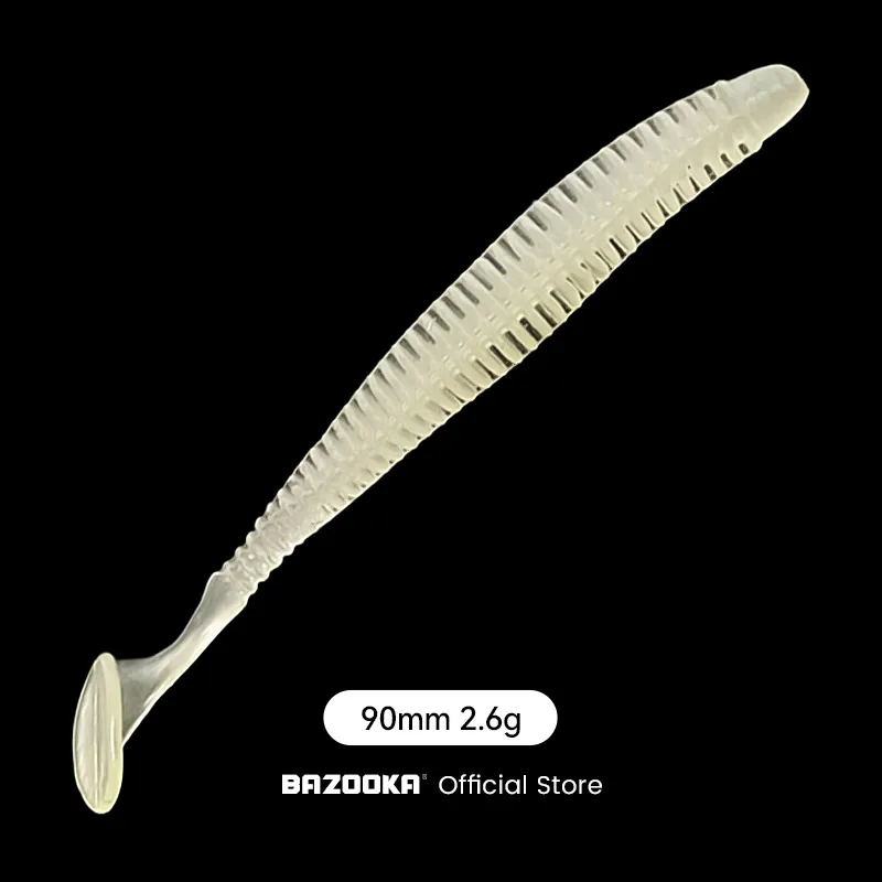 Bazooka Angelköder Shad Soft Bait Swimbait Wobbler Jig Silikon Trolling Sea Pike Karpfen Easy Worm Bass Tackle Winter Bait – Detail 11