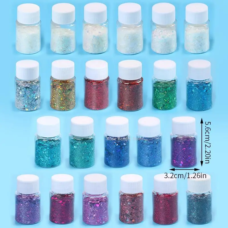 10G/pack of Gold Onion Powder Laser Flash Powder Epoxy Resin Gold Diy Sequin Decoration Quicksand Handmade Home Crafts