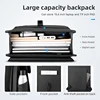 Mark Ryden Business Black Leather Backpack student book bag 15.6 Inch Fashion Backpack to men 2