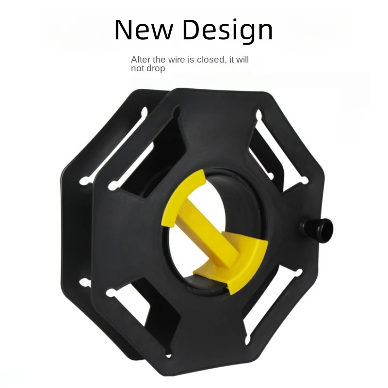 Rolling Line Dish Practical Cable Tidy Reel Heat Resistant Cable Storage Wheel Big Handle Crank Cord Storage Power Cord Reel Cable Organizer