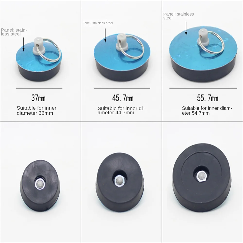 Description Picture 3 of item22 types Drain Stopper Kitchen Rubber Sink Plug Bathroom Floor Drain Plug Stopper Laundry Leakage-proof Plug Bathroom Supplies