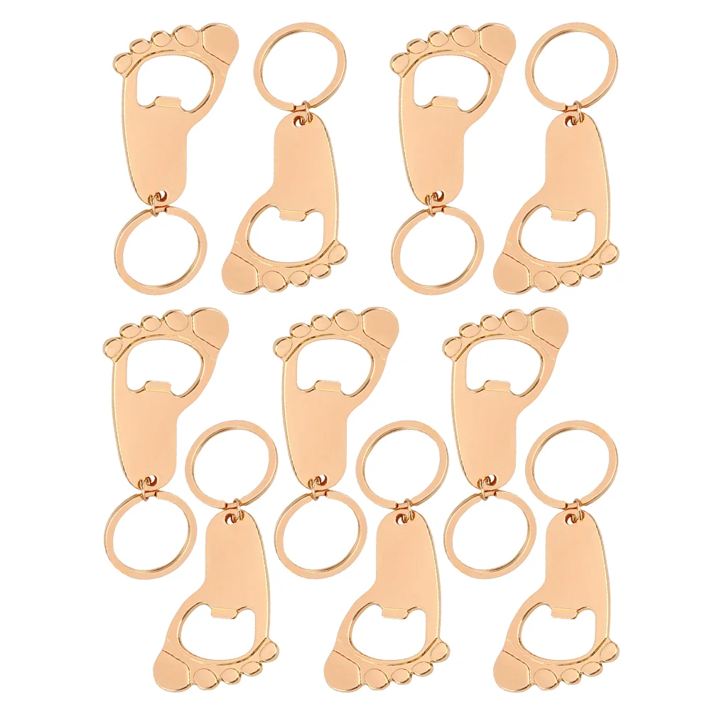 

Footprint Keychain Bottle Opener Baby Shower Favors Baby Shower Souvenirs