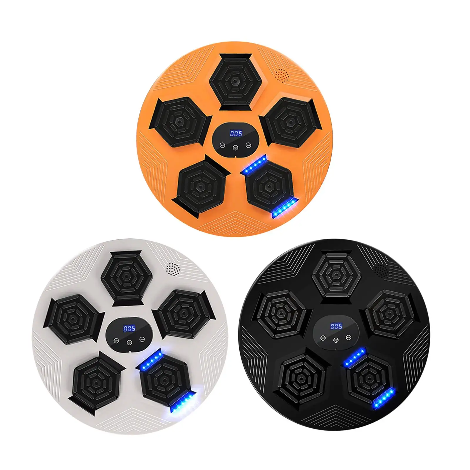 

Boxing Machine RGB Light Trainer Multiple Modes Real Time Display Exercise Wall Mount Punching Pad Rhythm Wall Target