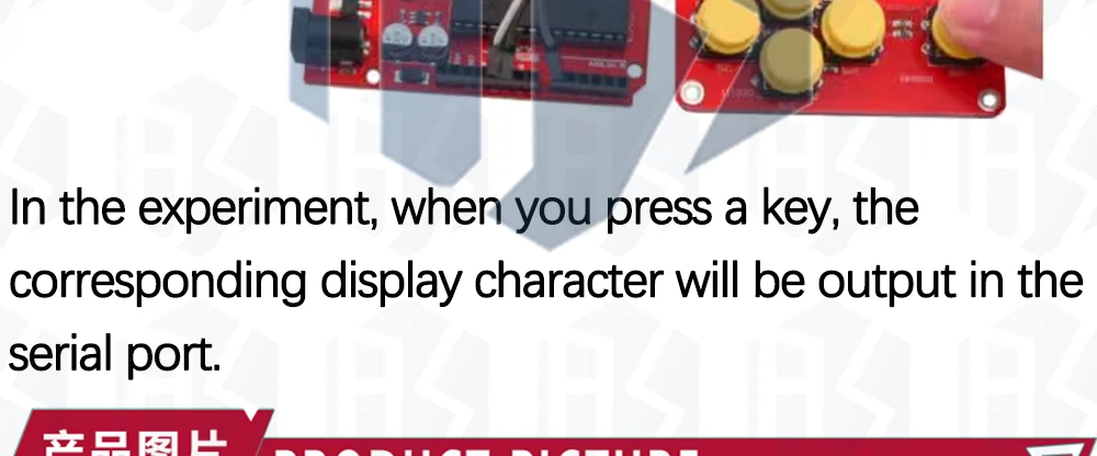 AD-Tastatur, das fünf Tasten simuliert, analoges Tastenmodul für Arduino-Sensor-Erweiterungsplatine – Detail 8