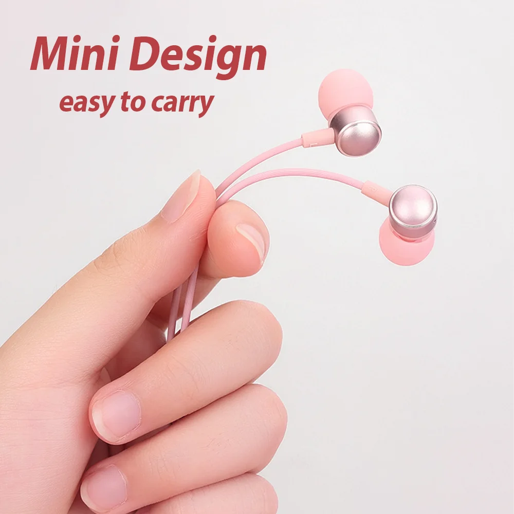 USB C Headphone HiFi Bass Stereo Volume Control Mic Type C 3.5mm Wired Earbuds For Galaxy S25 S24 S23 Ultra iPhone 16 15 Pro Max 3