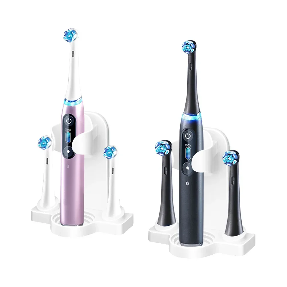 

1 PC Adhesive Electric Toothbrush Holder Wall Mounted Tooth Brush Heads Rack Organizer For Oral B For Bathroom Kitchen