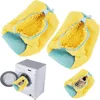 1/2X Wash Shoes Bag Padded Net Laundry Shoes Protector Fluffy Fibers Polyester Washing Shoes Machine Laundry Drying Storage Bags 4