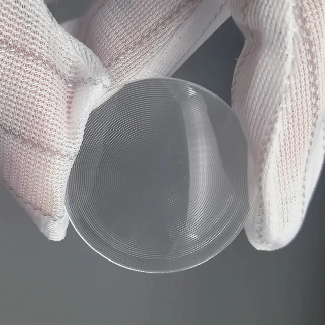 Lentille de budgétaire en verre en plastique CNC, miroir convexe