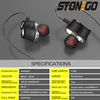 Dual Driver In-Ear Earbuds, Sport Dynamic Earphones with Hands-Free Microphone, Ultra Stereo Bass, 3.5mm Jack 5