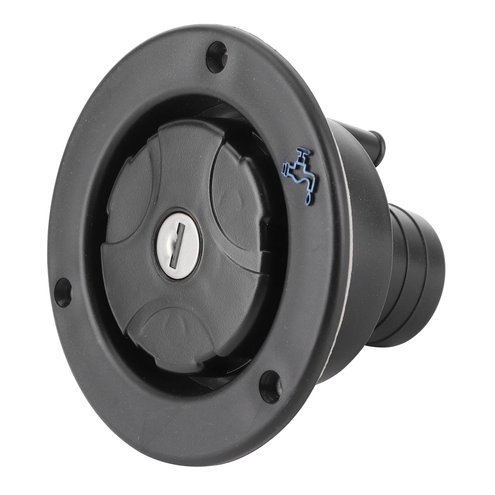 RV Water Inlet Lockable Leakproof Water Filler Cap for RV Caravan Motorhome