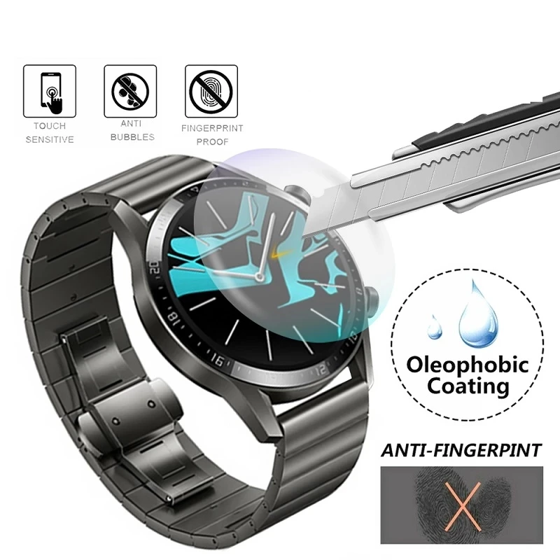 9D Curved Soft Hydrogel Film For Huawei Watch GT 3 Pro Runner 42mm 43mm 46mm Protective Film For Honor Watch Magic 2 42mm 46mm