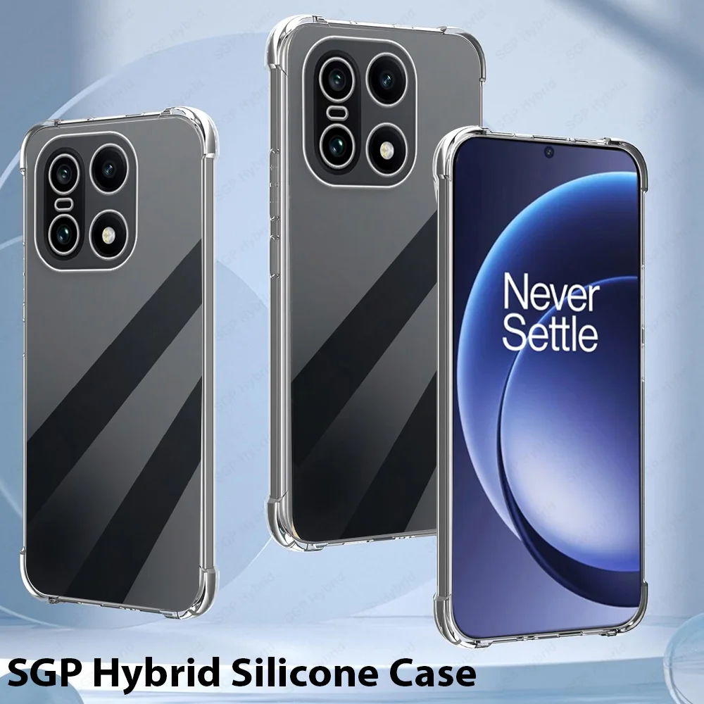Clear Shockproof Soft Silicone Case with Full Lens Protection