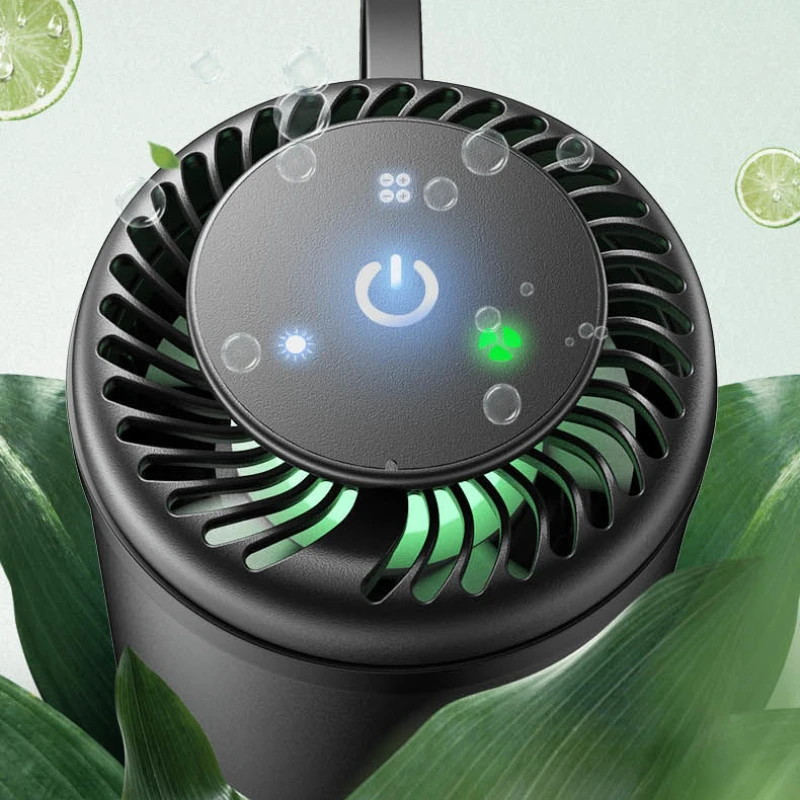 Intelligent odor removal and sterilization of negative ion air purifier in automobile