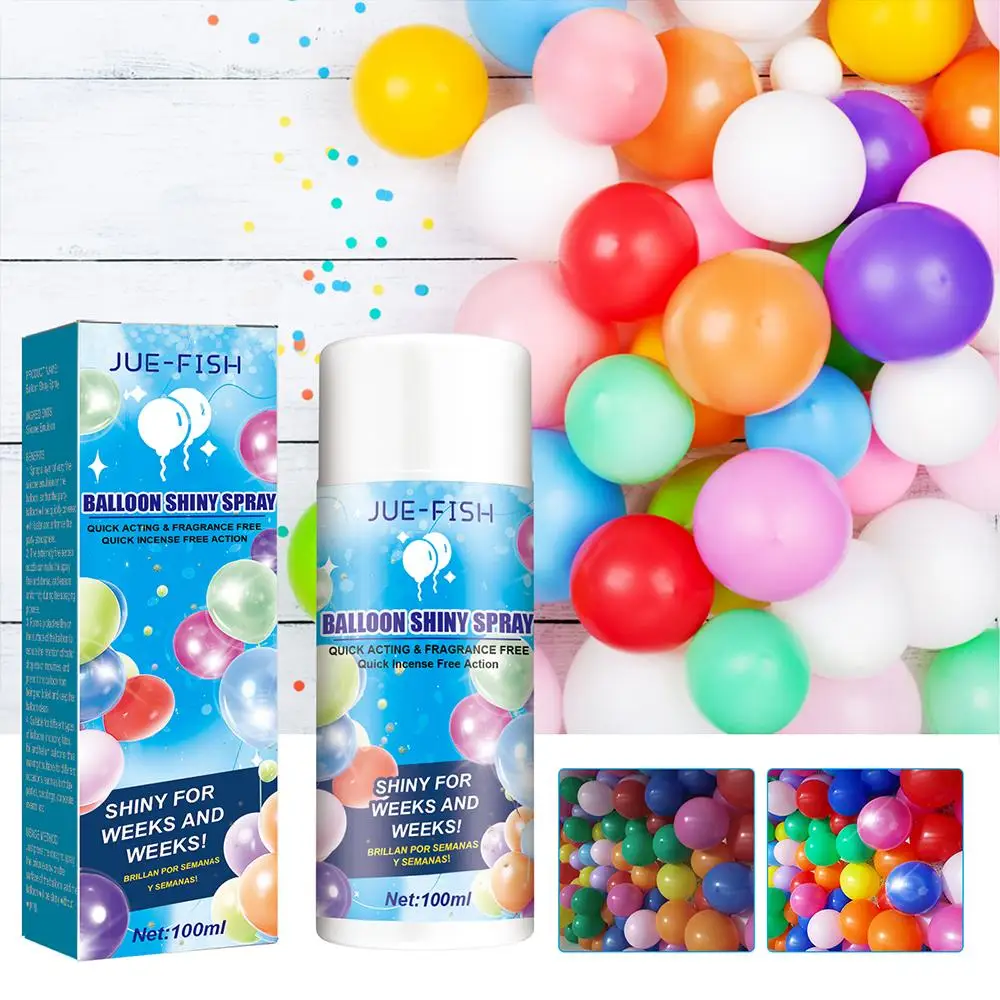 100ml Balloon Shiny Spray Anti Fading Polish Restore Decoration Atmosphere Balloon Gloss Spray Ballon Enhance Brightener balloon gloss spray