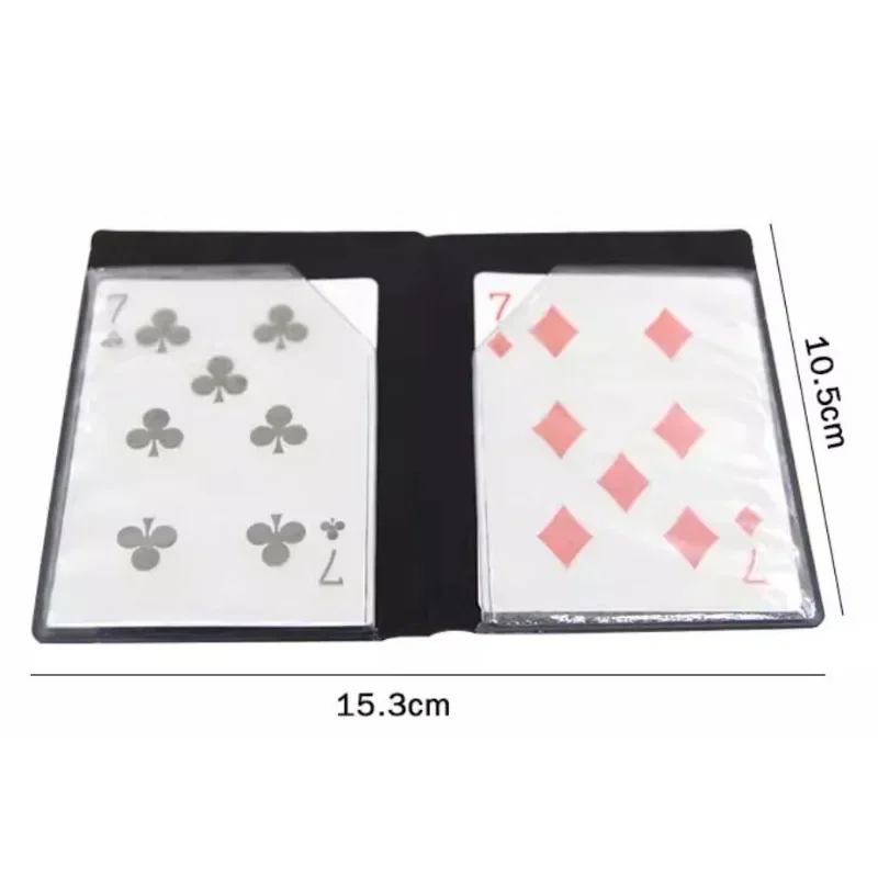 광학 지갑 카드 나타나는 마술 트릭 지갑 자석 카드로 녹는 거리 무대 닫기 마술 환상 정신주의 Magia