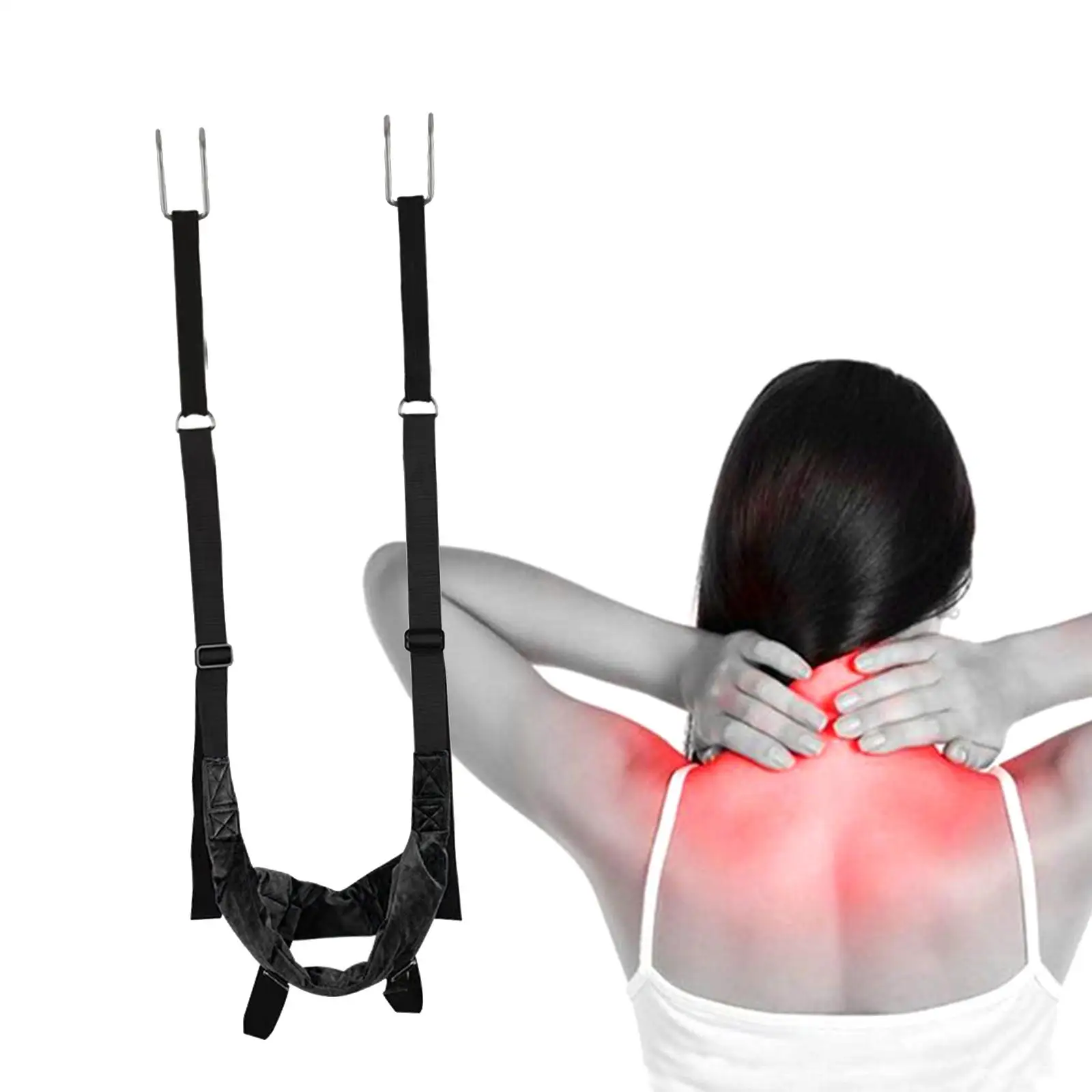 Cervical Neck Traction Device Physical Exercises Retractor Frame over The Door