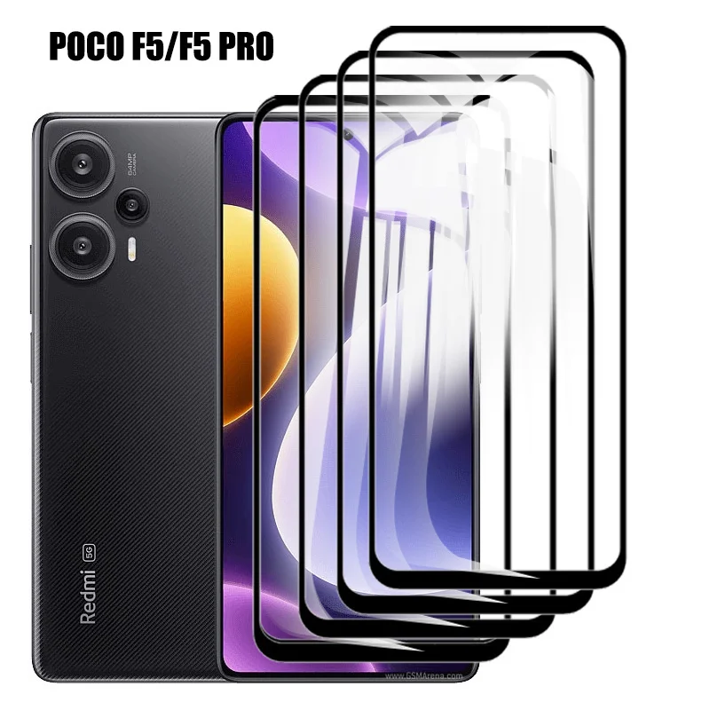 

Tempered Glass For poco f5 Screen Protector poko f5 película Camera pocof5 Glass Film For xiaomi poco f5 Glass protector poco f5 pro phone accesorios