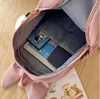 New Embroidered Personalized Kids Large Capacity Schoolbag Custom Name Rabbit Backpack Gifts Bag for Child Adult 5
