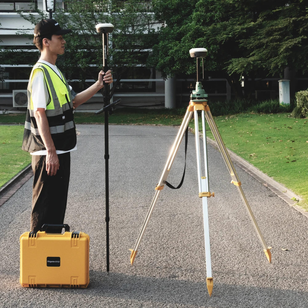 Portable GNSS Tripod Lightweight Adjustable Height Quick Release Sturdy Durable