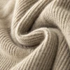 Autumn/Winter 100% Pure Goat Cashmere Knitted Sweater Men's Zipper Half Open POLO Collar Pullover  Warm Top Long Sleeved Sweater 6