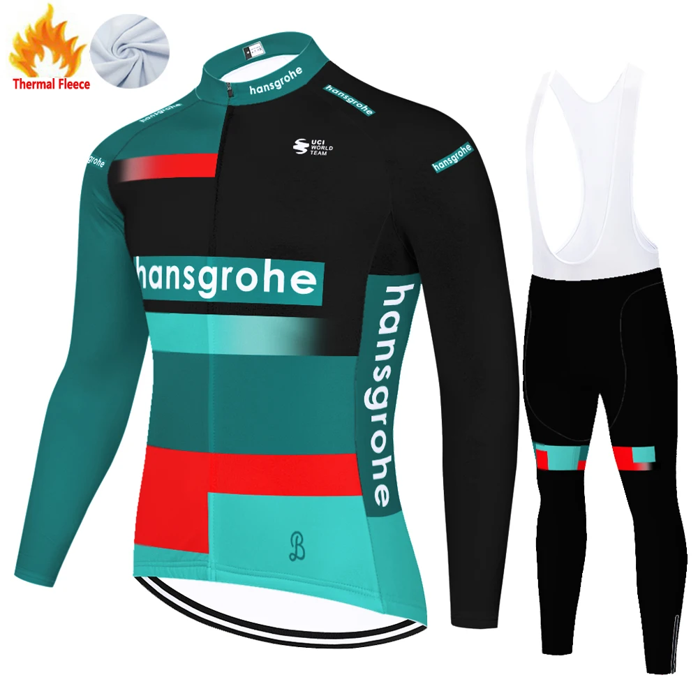 Velo térmico de inverno conjunto ciclismo masculino boraful hansgrohe camisa de ciclismo bermudas cyclist tenue velo homme mais 자자자 Velo térmico de inverno conjunto ciclismo masculino boraful hansgrohe camisa de ciclismo bermudas cyclist tenue velo homme mais 자자자