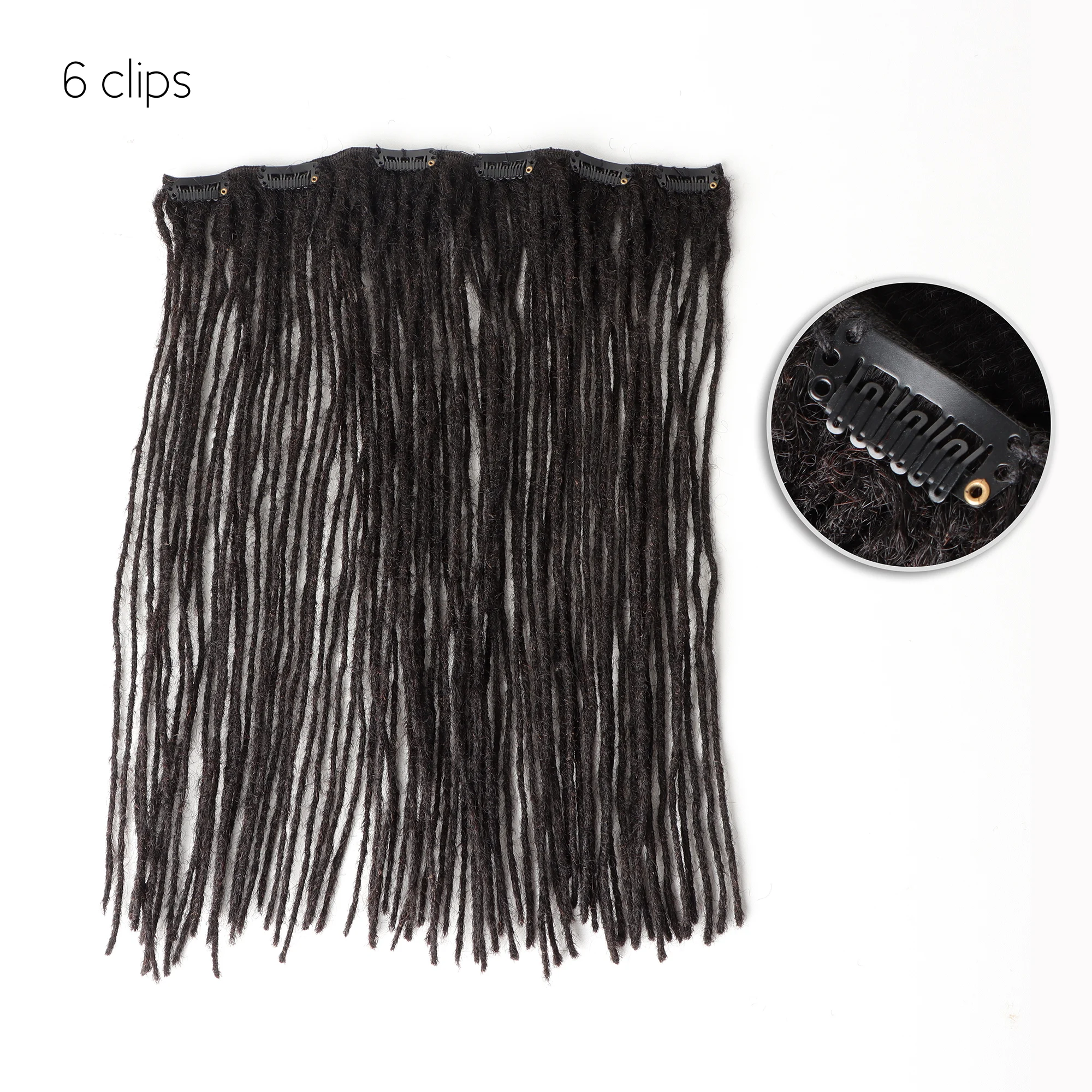 Orientfashion Dreads microlocs clip in locs set human hair locs interlocs