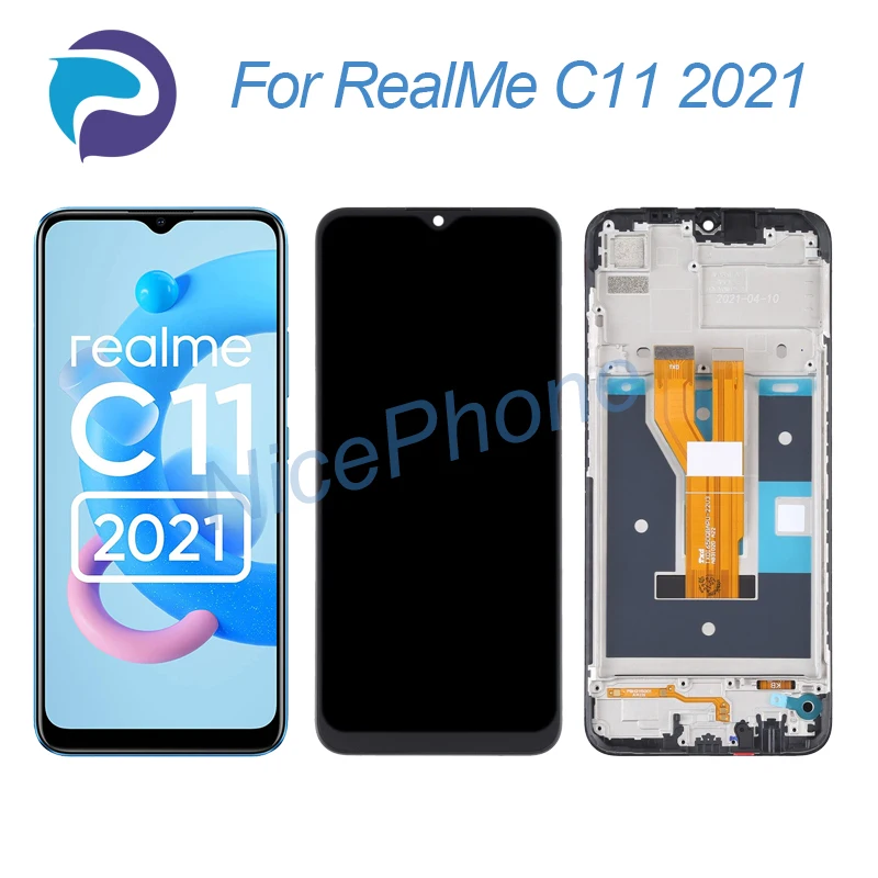 

ЖК-экран для RealMe C11 2021 + сенсорный дигитайзер дисплей RMX3231 1600*720 для RealMe C11 2021 ЖК-экран дисплей