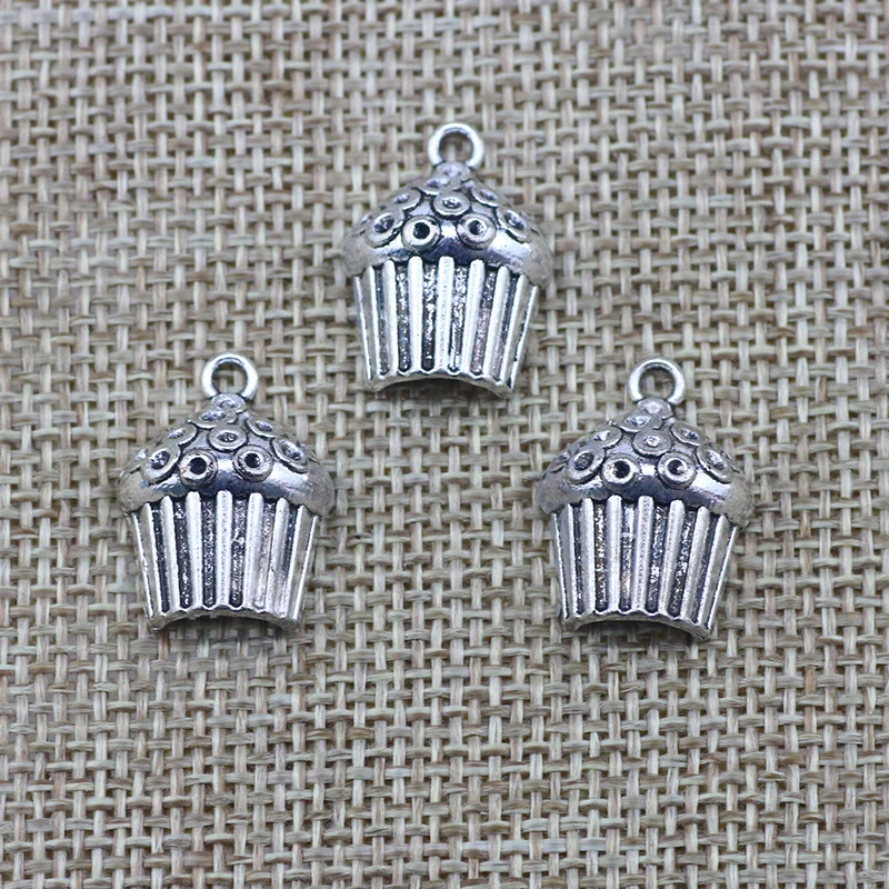 

10Pieces 15*20mm Mixed Alloy Antique Silver Color Birdcage Charms Bracelet Pendant Accessory For DIY Jewelry Making
