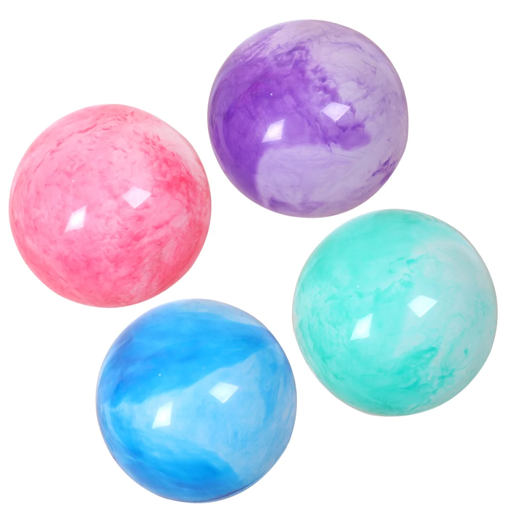 

4pcs 15cm Beach Clap Ball Inflatable Colorful Cloud Stretch Ball for Children Outdoor Playing(Random Color)