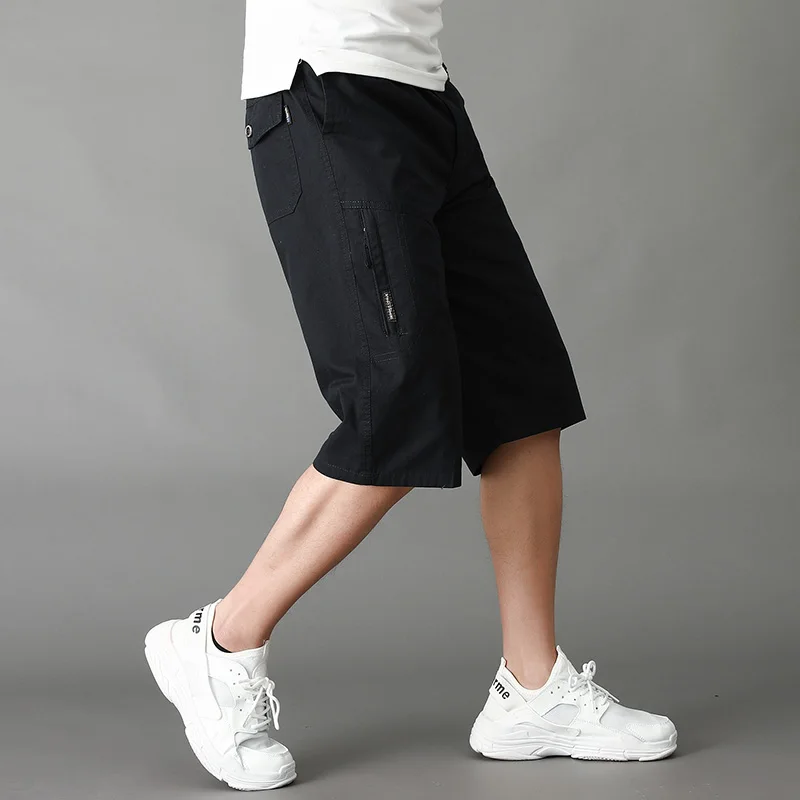 Summer Men's Shorts 2024 New Casual Outdoor Pure Cotton Tactical Windproof Cargo pants Retro Simple Men's Solid Color Clothing