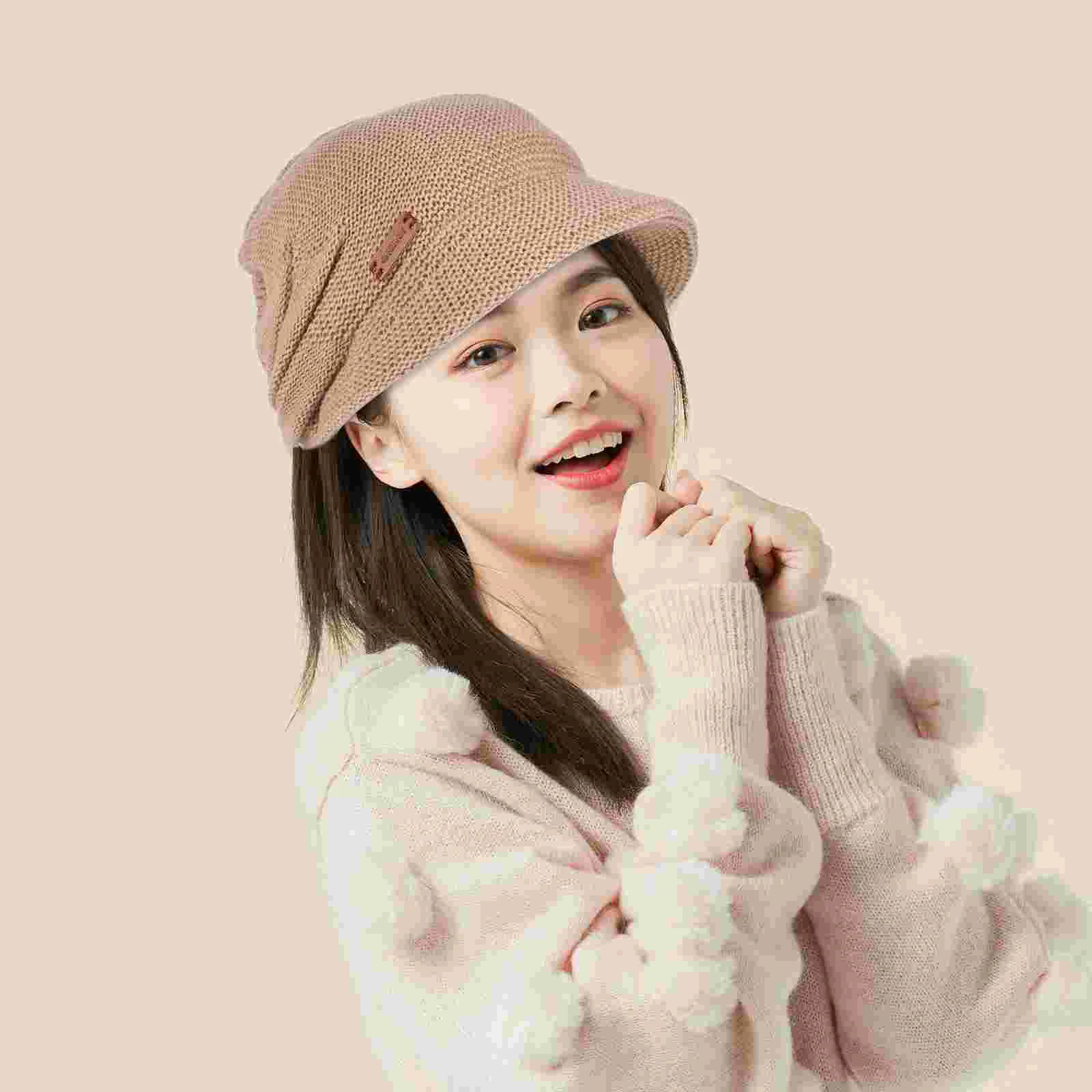 Рисунок 6 - Вязаная шапка зимние теплые женские