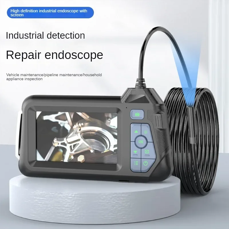 

High-definition 4.3-inch screen endoscope handheld portable industrial endoscope pipeline camera that can take photos and videos