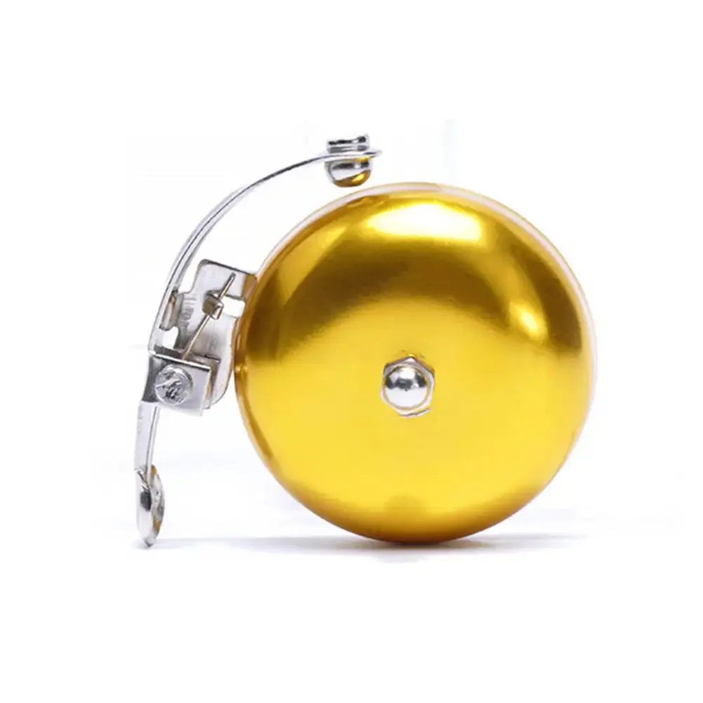 Bicycle Bell Retro British Aluminum Alloy Lid Vintage Crisp Ringtones Easy To Install Durable