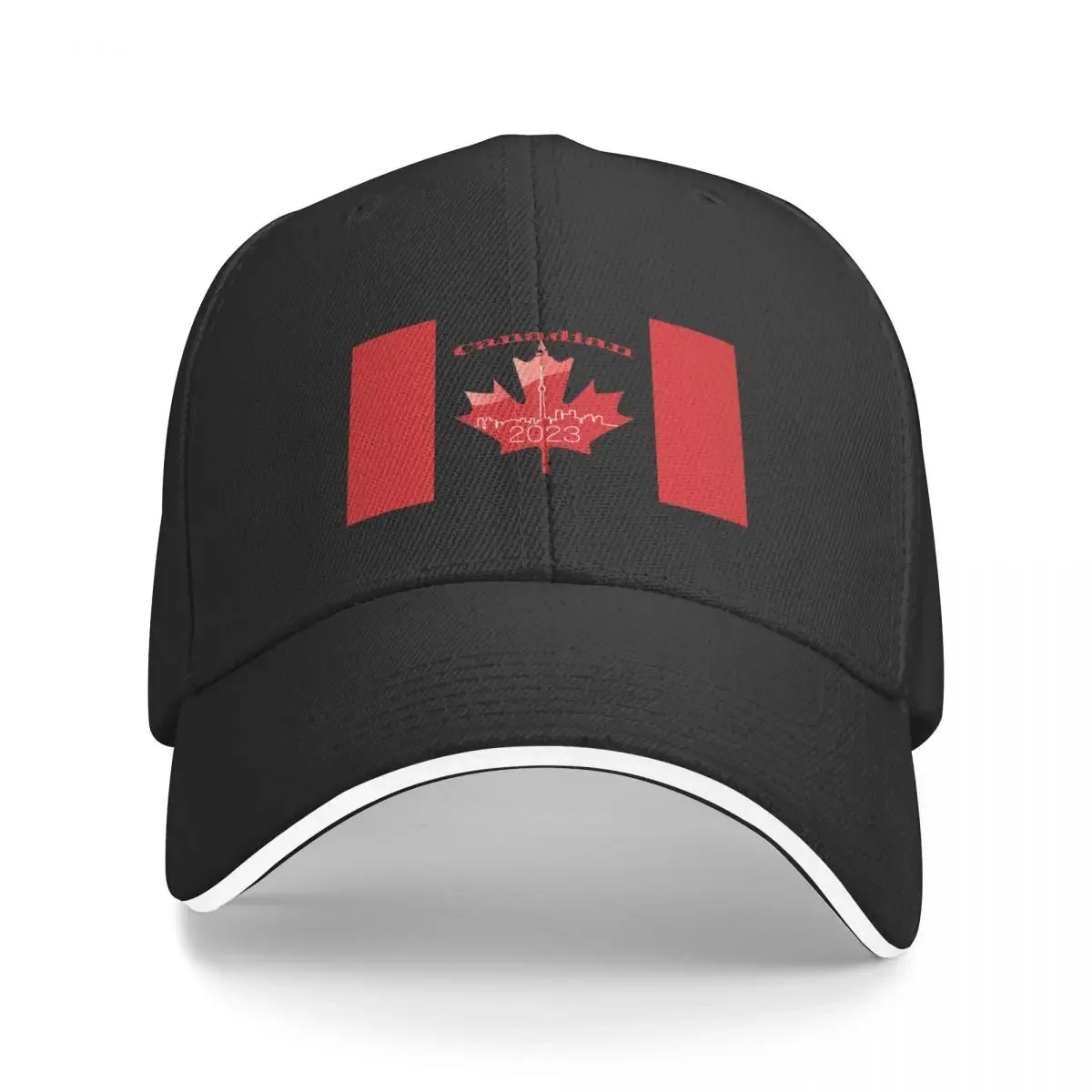 

Great Canadian Meetup 2023 transparent flag Baseball Cap Snap Back Hat Visor Women Hats Men's