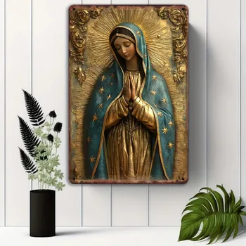 Virgin Guadalupe Metal Plaque 1