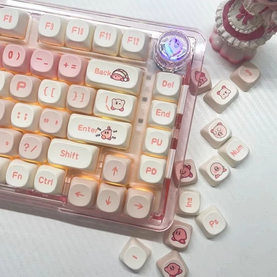 Moa-keycap Bonito dos Desenhos Animados para Teclado Mecânico Alice Keycaps Pbt Keycaps Creative Faça Você Mesmo Gift 61 87 104 108