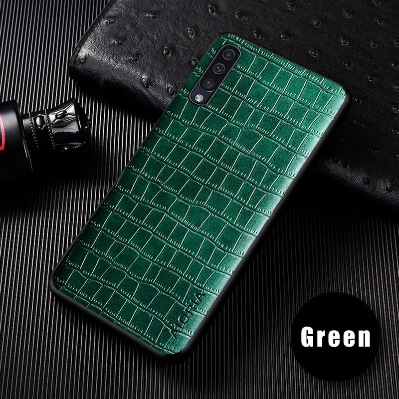 Luxury Leather Slim Fit Anti-Knock Phone Bumper Back Cover