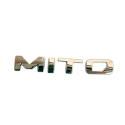 Premium Tail Letter Badge Trunk Emblem Car Stickers - Exterior Decoration Accessories (Chrome)