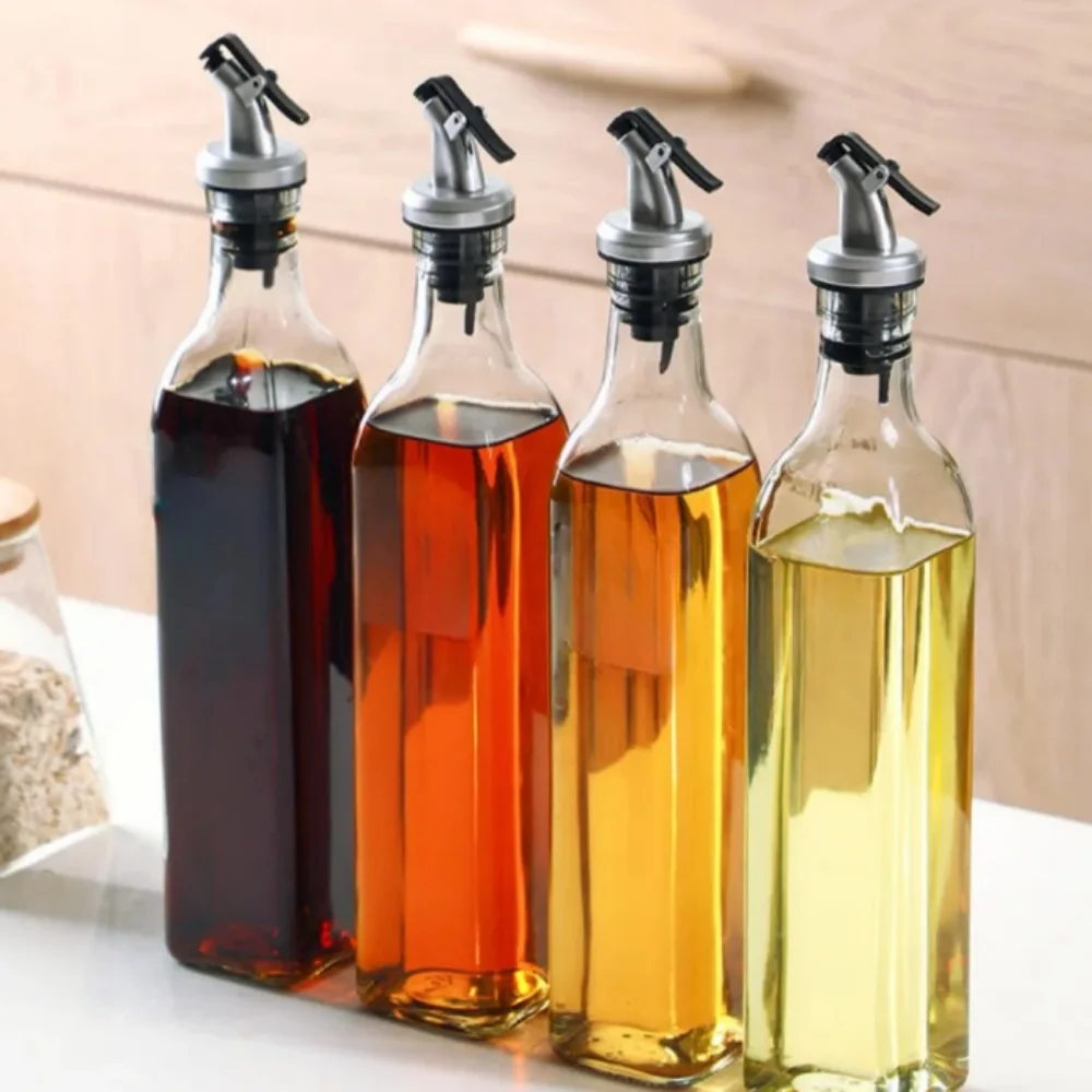 Oil Pot 150ML 250ML 500ML Plastic Kitchen Seasoning Dispenser