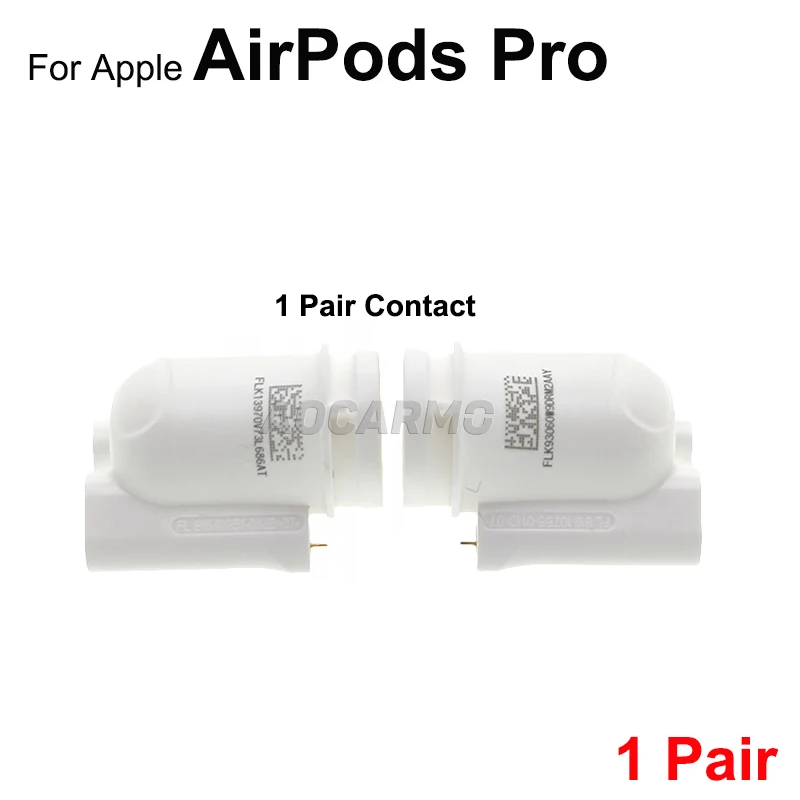 Aocarmo 1 Pair for Apple AirPods Pro Battery Compartment Headphone Charging Contact Replacement Parts