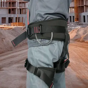 Climbing Safety Harness Outdoor Climbing Safety Harness Adjustable Working At Heights Breathable Belt Unisex Equipment For Fire 1
