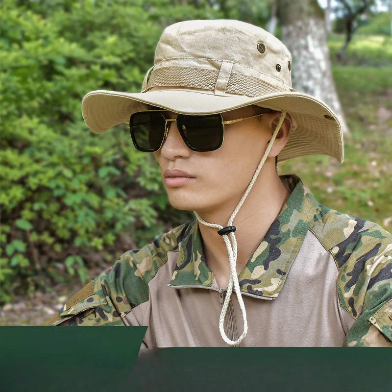 

Men's and Women's Fishing Sun Protection Round Rimmed Hat Big Eared Outdoor Fisherman's Hat