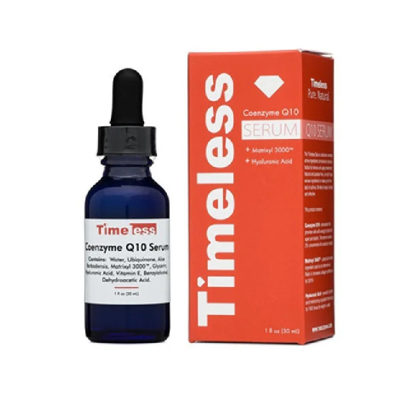 

Timeless Coenzyme Q10 Face Serum Anti-aging Moisturizing Whitening Repairing the Faical Barrier Hyaluronic Acid Skin Care Oil