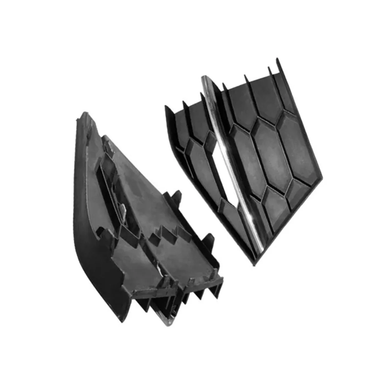 Front Bumper Fog Light Grille Cover Fog Light Cover Trim for Skoda Superb -