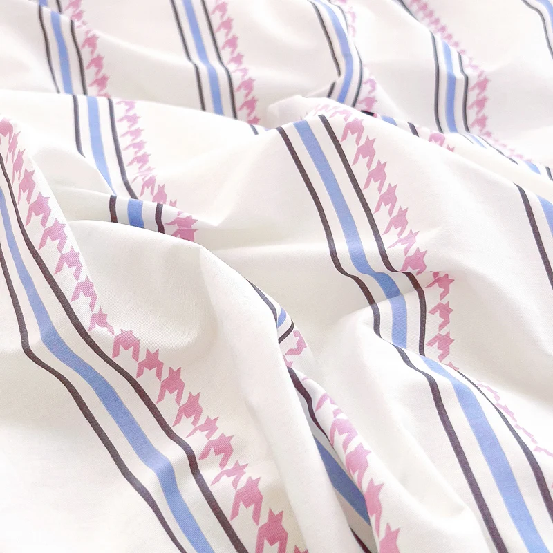 Cotton Printed Cartoon Item Sheet Protector Soft and Comfortable Mattress Cover 360 Degree Wrap with Elastic Bed Hat 180 200x220 4
