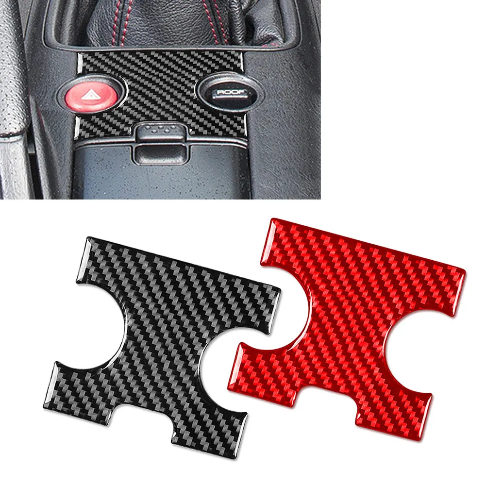 1 Pz Car Hazard Light Button Cover Trim Sticker Decorazione Per Honda S2000 2004 2005 2006 2007 2008 2009