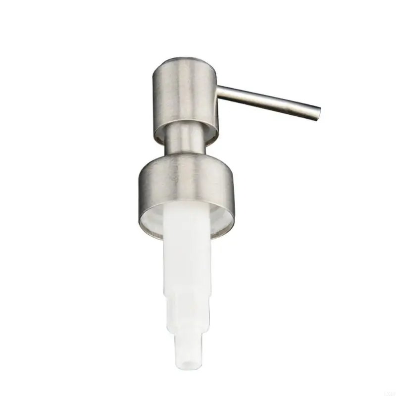 920L Stainless Steel Soap Dispenser Head Replacement Lotion Dispenser Press Head for Bathroom and Kitchen Liquid Bottles
